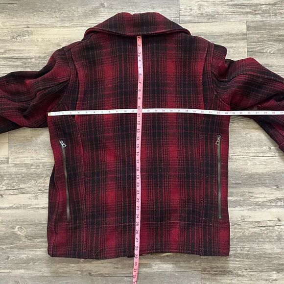 Vintage 1930S / 1940S H.W. Carter & Sons Wool Plaid Mackinaw Hunting Jacket - Picture 8 of 9